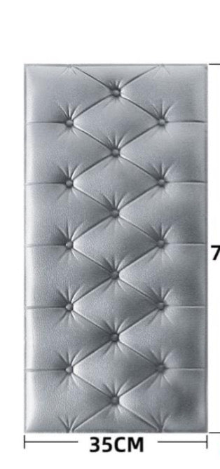 Mur de panneaux rembourrés en mousse élégante et pratique