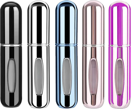 INFLUX Lot de 5 flacons de parfum rechargeables