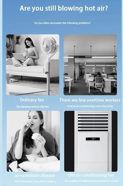 Mini Ventilateur Multifonctionnel avec Réservoir d’Eau