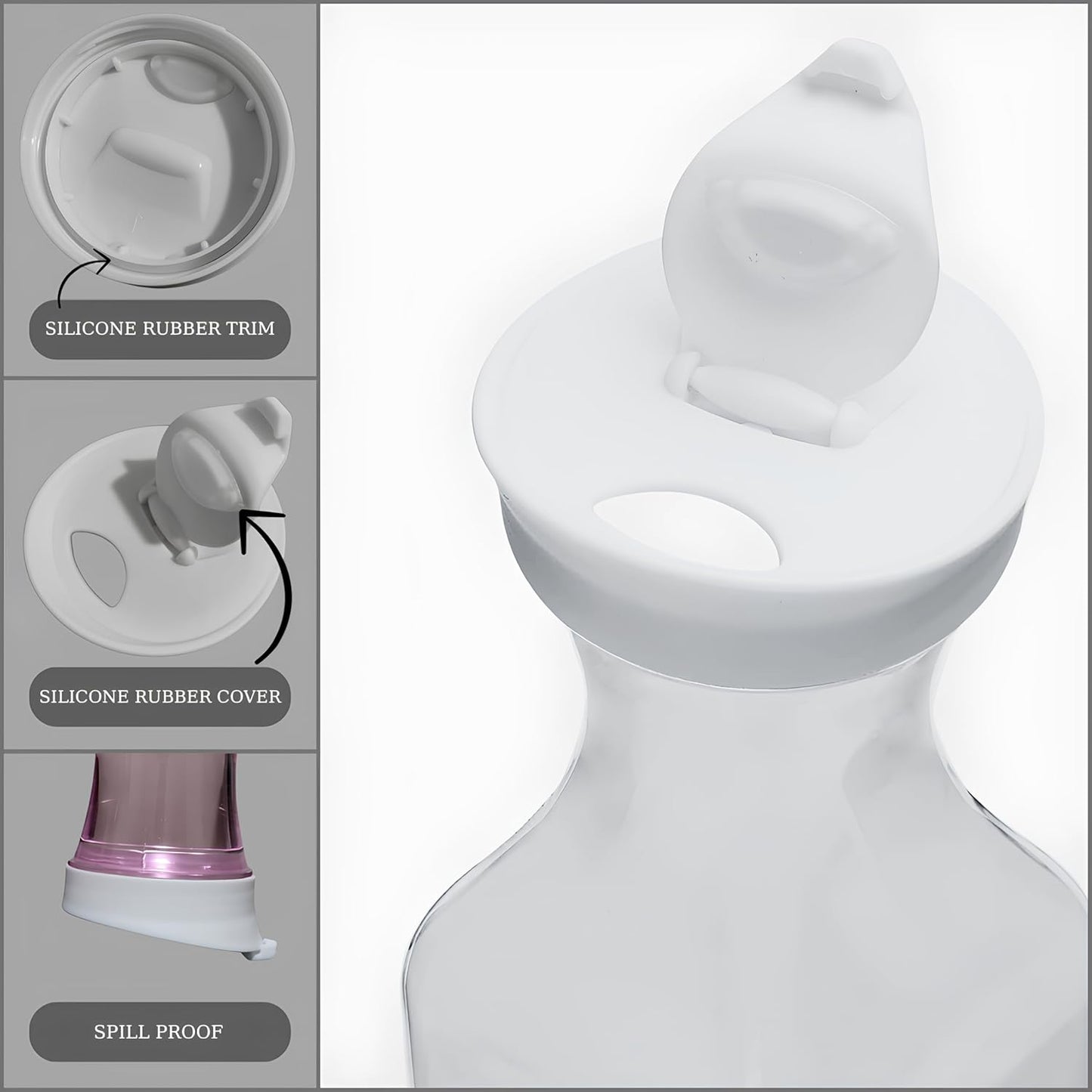 Carafe à eau 1,5 L couvercle rabattable