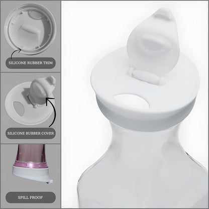 Carafe à eau 1,5 L couvercle rabattable