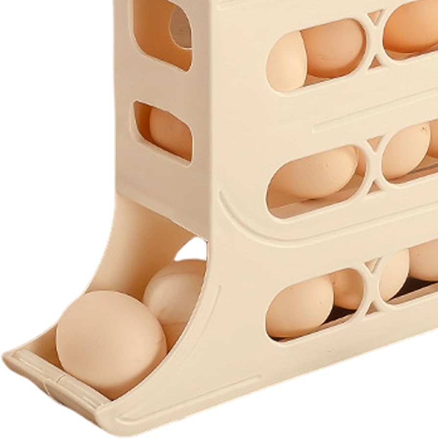 Porte-œufs à quatre niveaux à roulement automatique