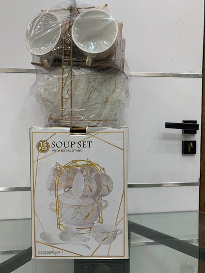 Service en porcelaine 15 pièces