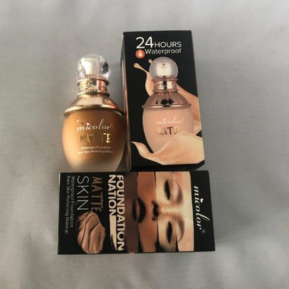 Fond de teint mat waterproof Micolor perfecteur de peau nue