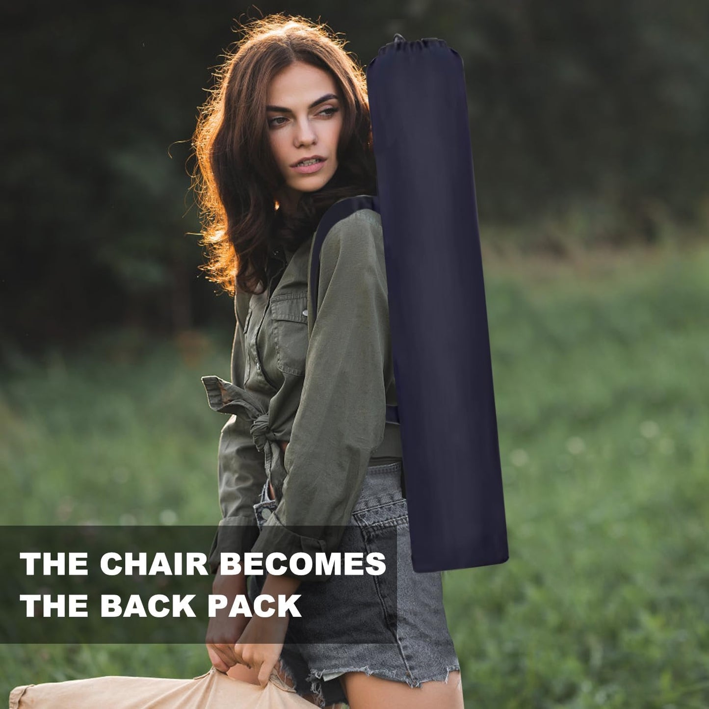 Chaise de camping pliante