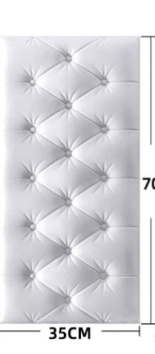 Mur de panneaux rembourrés en mousse élégante et pratique