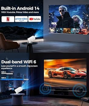 Mini-projecteur Magcubic HY300PRO avec WiFi et Bluetooth