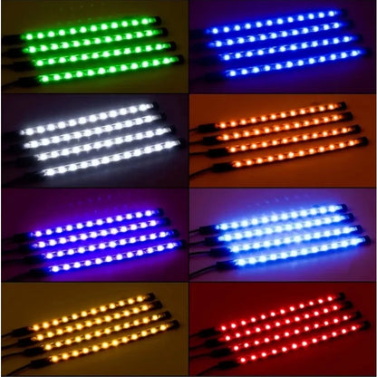 Kit LED Ambiance Voiture – Contrôle App + Télécommande