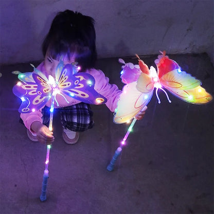 Cadeau économique : bâton lumineux LED multicolore en forme de papillon