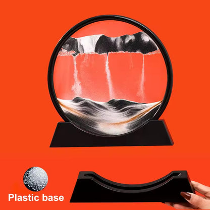 Cadre Déco Sablier 3D – Moving Sand Art Anti-Stress