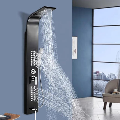 Colonne de Douche Multifonction en Acier Inoxydable