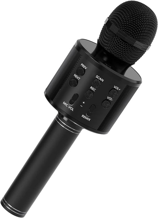 Microphone de karaoké aux couleurs assorties