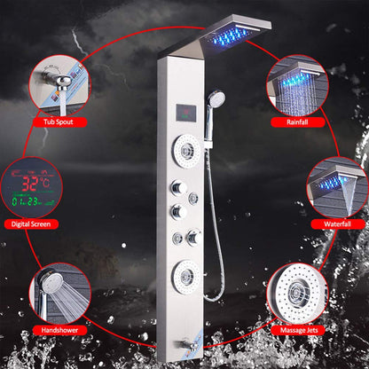 Colonne de douche en acier inoxydable