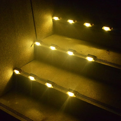 Éclairage solaire d'extérieur pour terrasse – Lot de 4 lampes