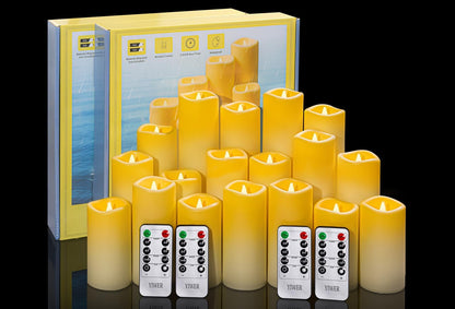 Bougies étanches sans flamme