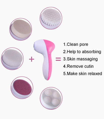 Appareil de massage facial portable 5 en 1 pour le soin de la peau