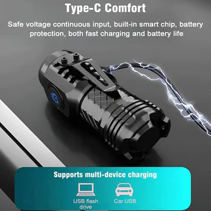 Mini lampe de poche allemande à trois yeux