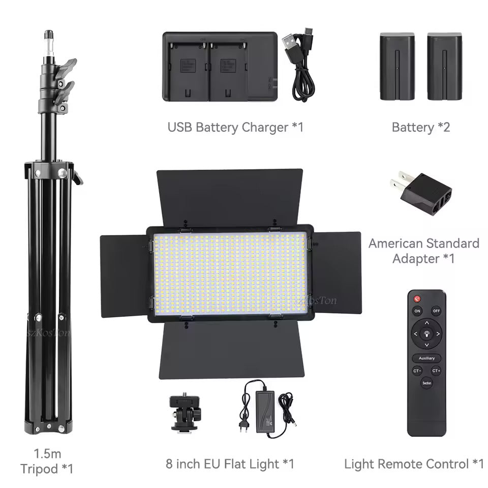 Éclairage LED U600/800 pour studio photo