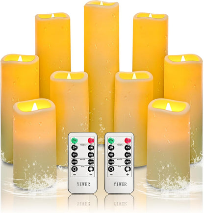 Bougies étanches sans flamme