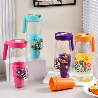 Carafe + 4 Gobelets – Plastique Premium