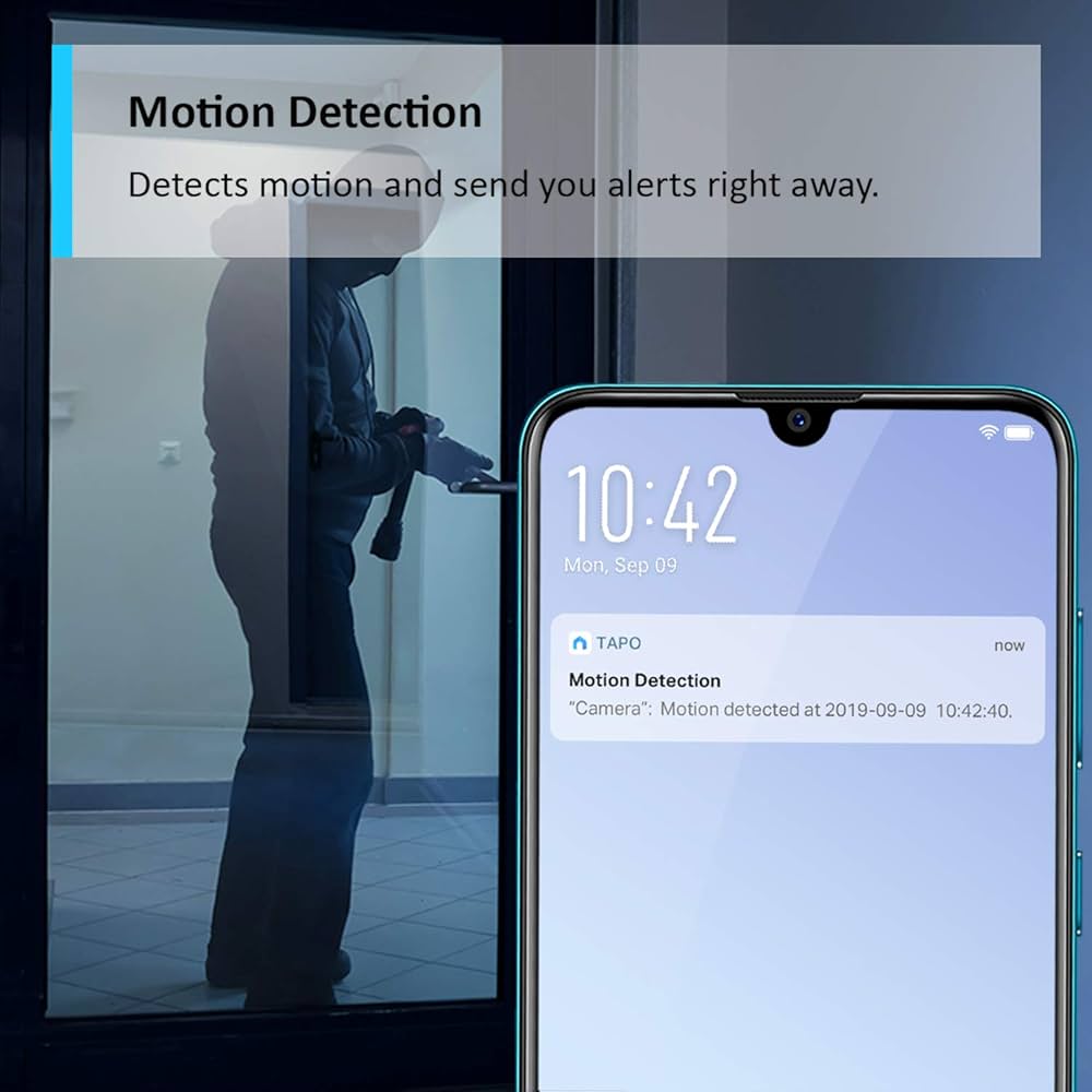 Caméra de sécurité domestique Wi-Fi (Tapo C100)