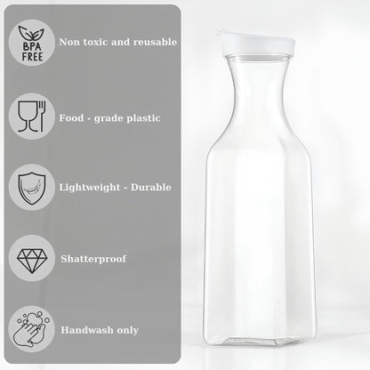 Carafe à eau 1,5 L couvercle rabattable