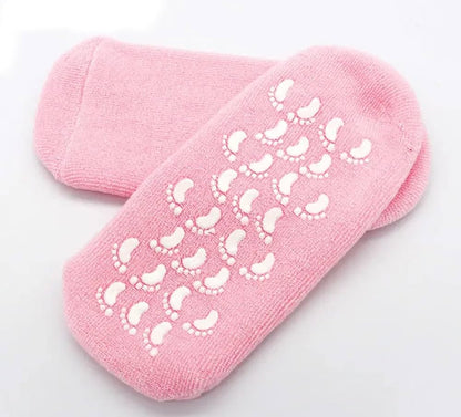 Chaussettes hydratantes roses