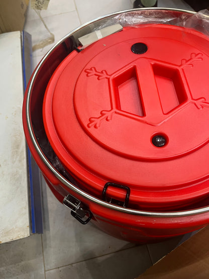 Réchaud isotherme en acier inoxydable de grande capacité pour aliments 3pcs