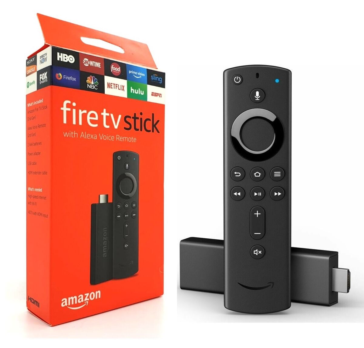 Nouvel Amazon Fire TV Stick (3e génération) avec télécommande vocale Alexa