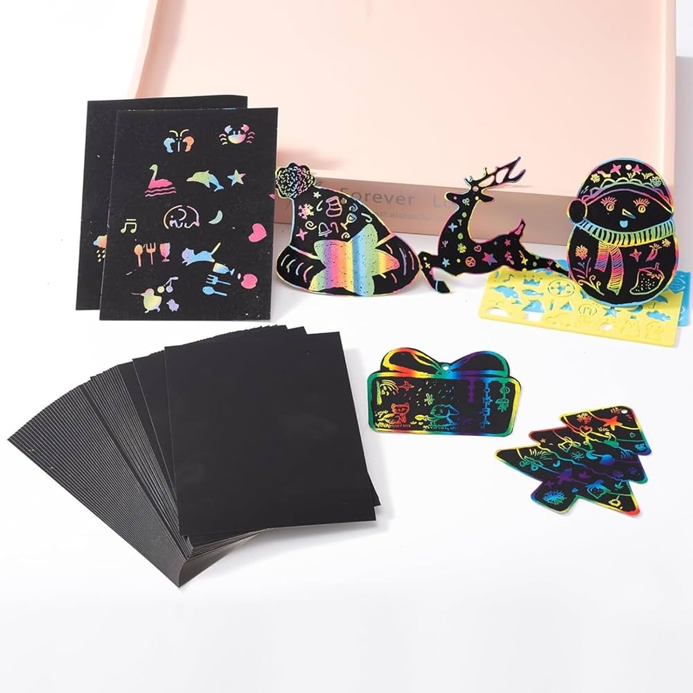 Papier à gratter pour enfants