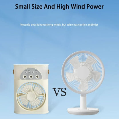 Mini Ventilateur Multifonctionnel avec Réservoir d’Eau