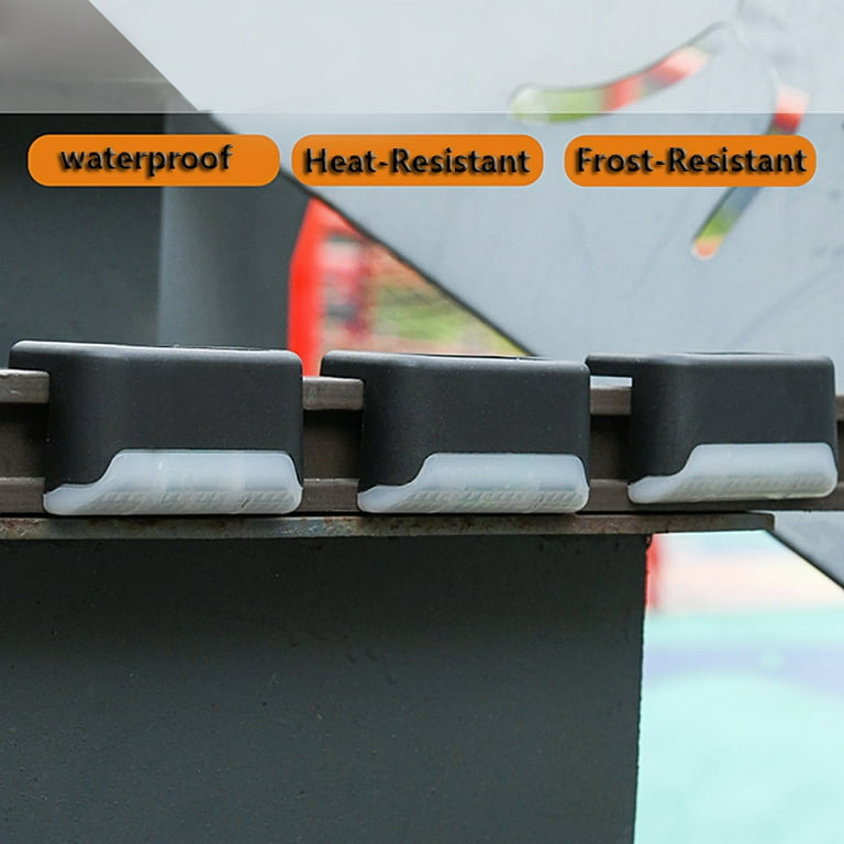 Éclairage solaire d'extérieur pour terrasse – Lot de 4 lampes