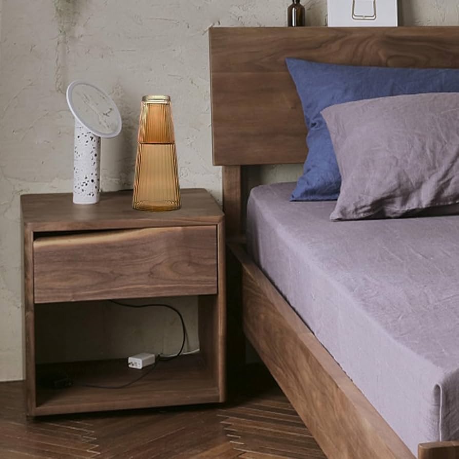 Carafe à eau de chevet avec gobelet en verre