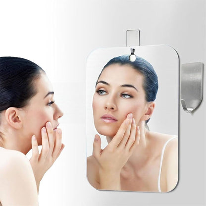 Miroir de douche incassable et antibuée pour le rasage