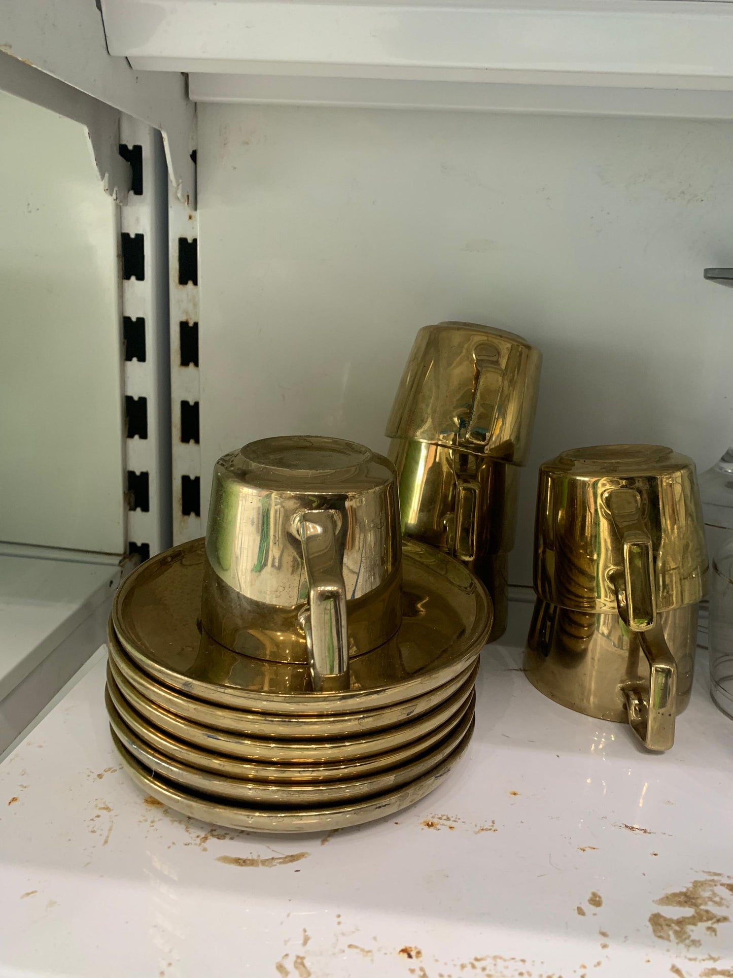 Set de Tasses Dorées — Style Luxe