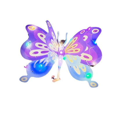 Cadeau économique : bâton lumineux LED multicolore en forme de papillon