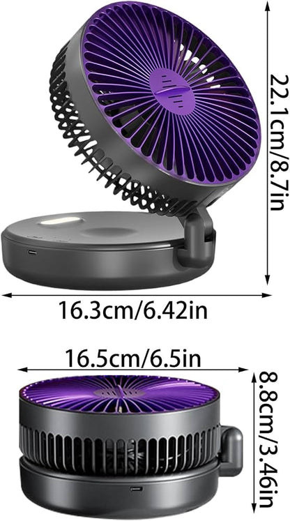 Ventilateur de bureau à circulation d'air pour chambre à coucher