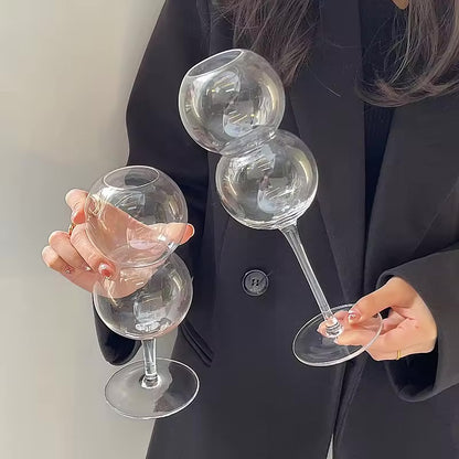 Verre créatif à bulles