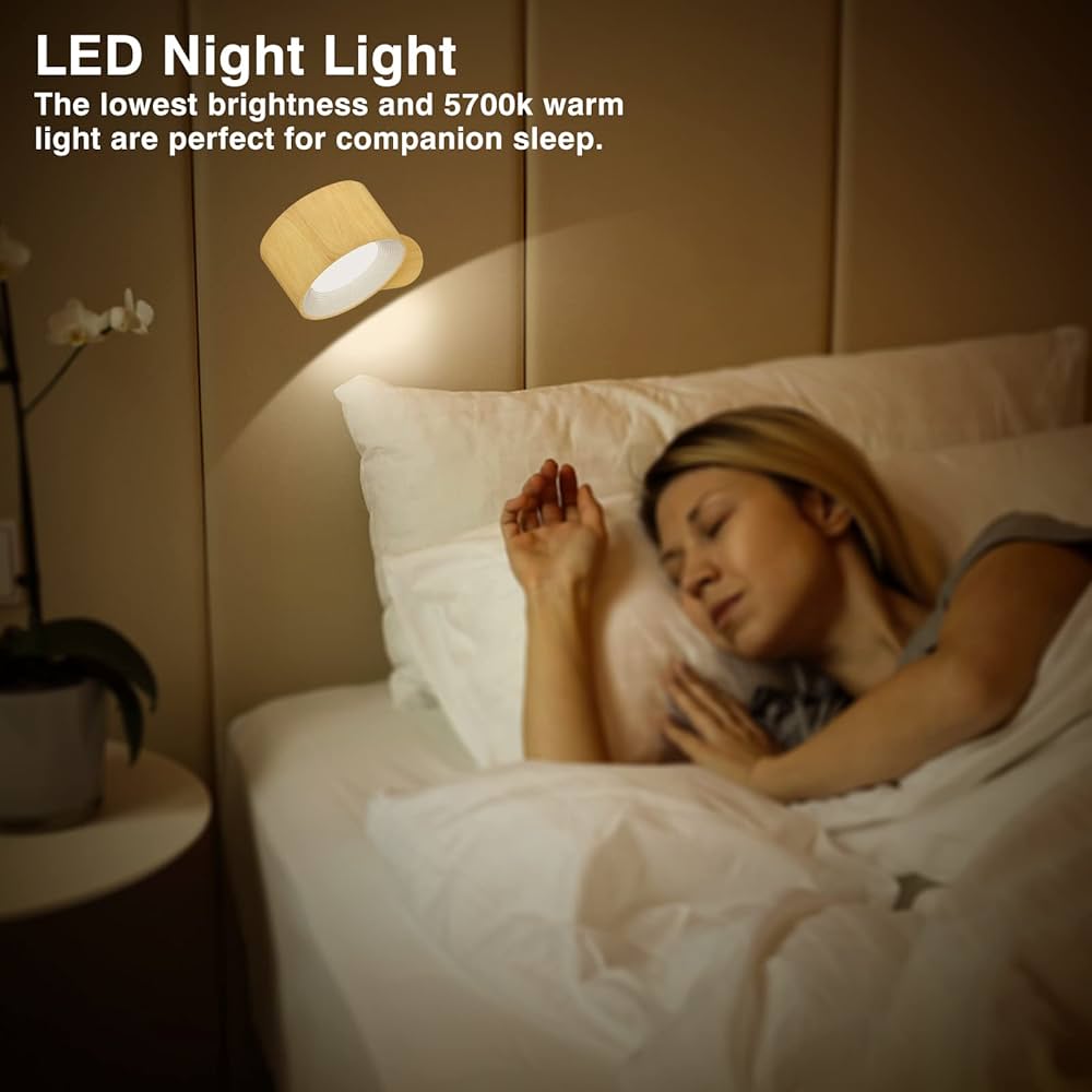 Lampes murales LED avec batterie rechargeable