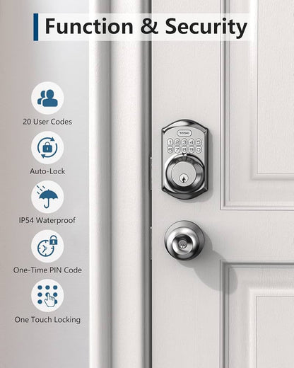 Serrure de porte d'entrée sans clé