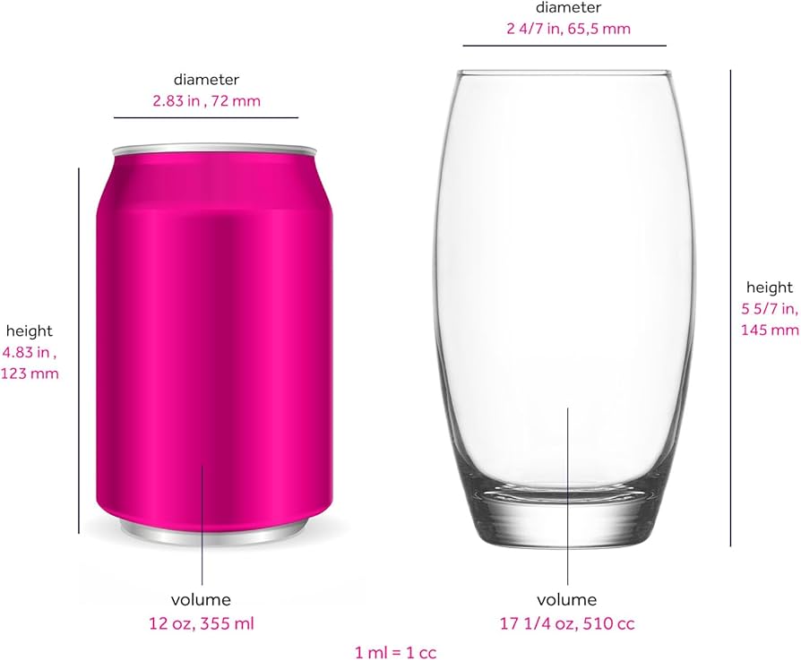 Lot de 6 verres à cocktail LAV Highball - Verres longues pour eau