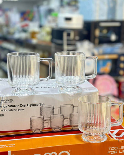 Set de 6 Tasses en Verre