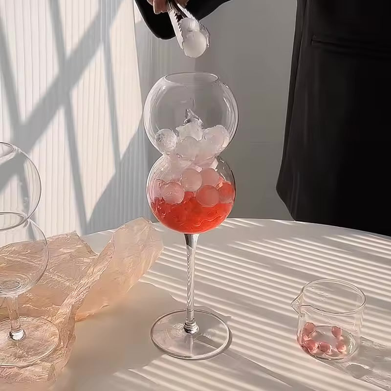 Verre créatif à bulles
