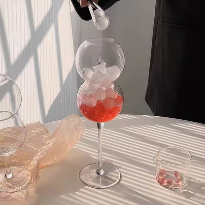 Verre créatif à bulles