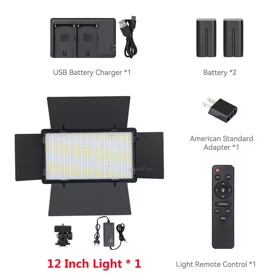 Éclairage LED U600/800 pour studio photo