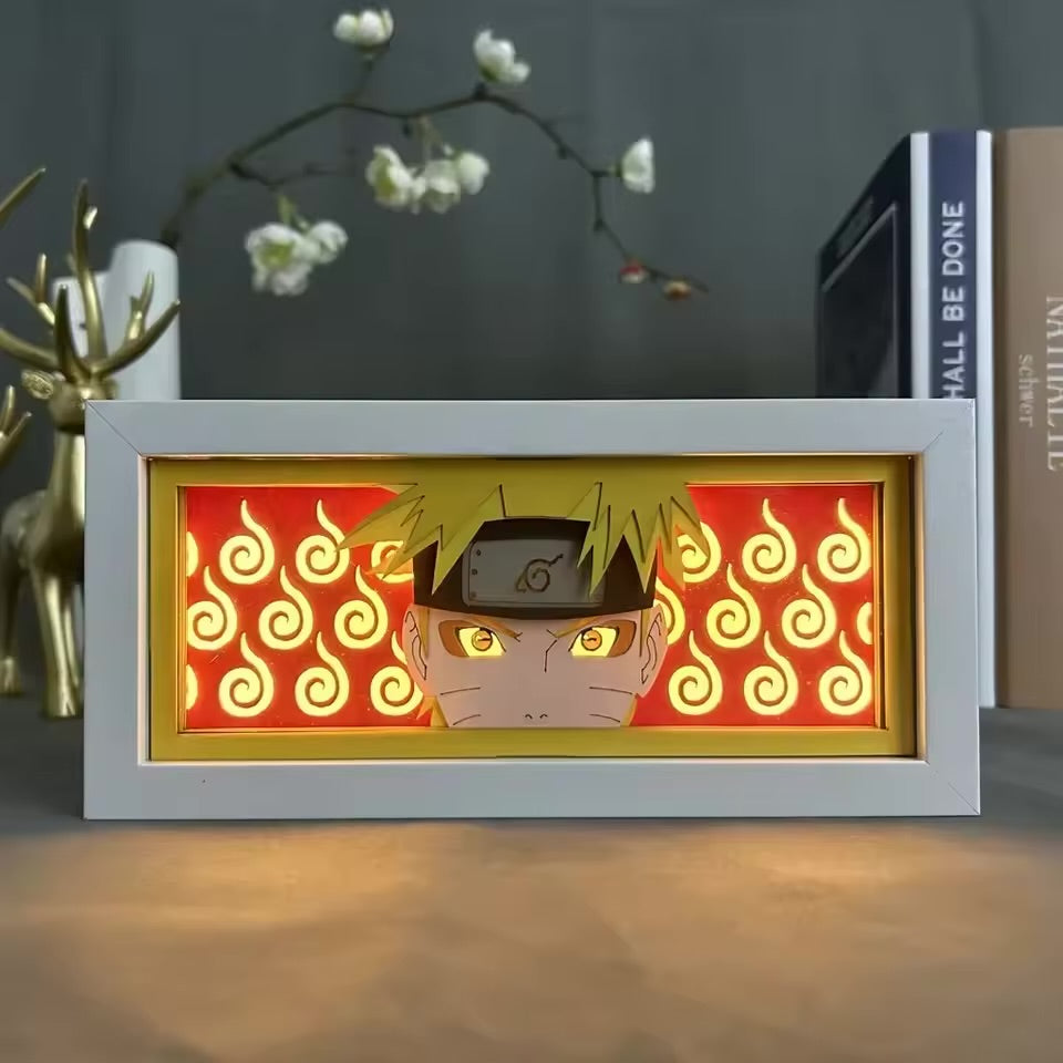 Boîte lumineuse LED 3D Anime
