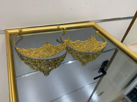 Couronne Dorée Traditionnelle – Accessoire Élégant & Raffiné