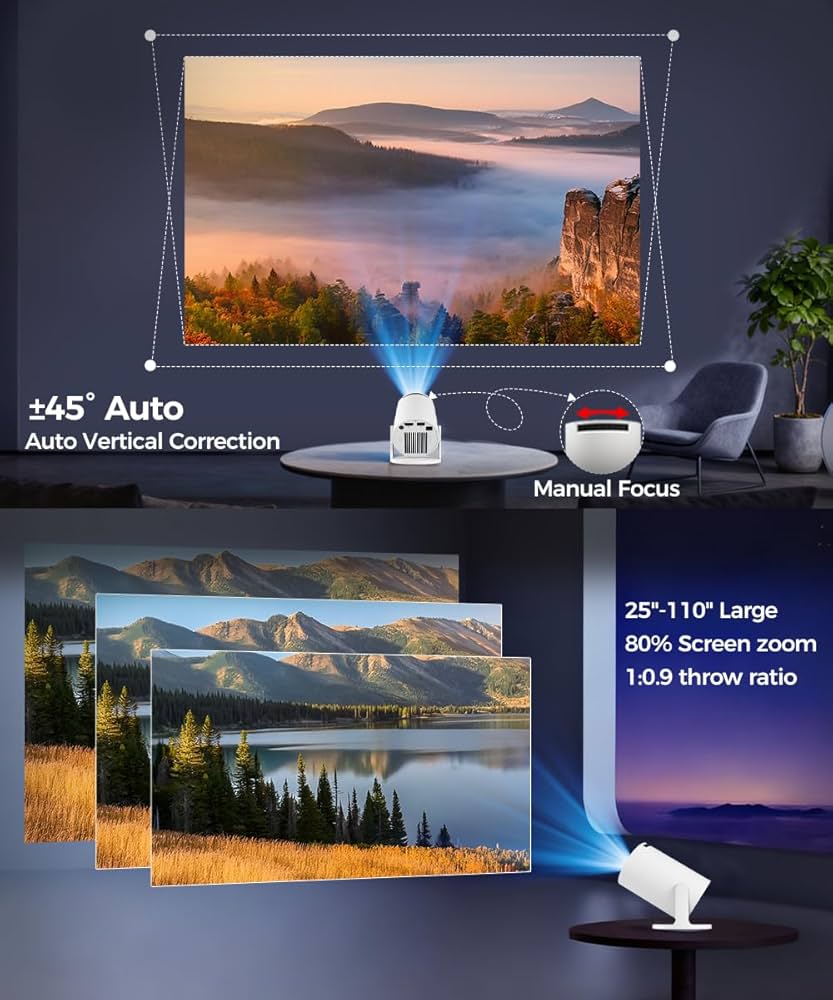 Mini-projecteur Magcubic HY300PRO avec WiFi et Bluetooth