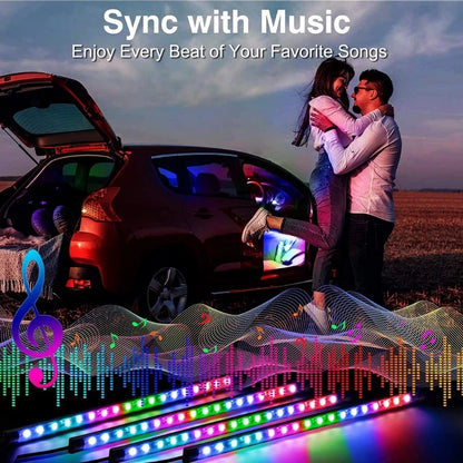 Kit LED Ambiance Voiture – Contrôle App + Télécommande