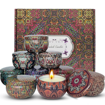 Coffret cadeau de bougies parfumées